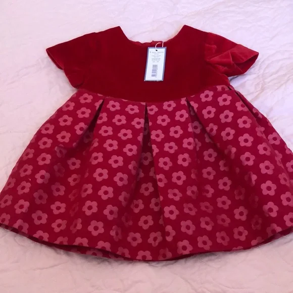 open lace back dress Fiery Red Velvet Dress